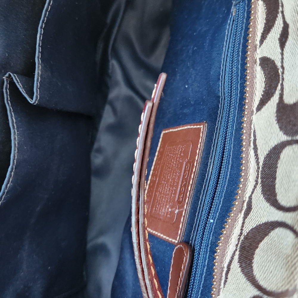 Coach Patchwork Vintage Leather Tote Bag Holiday … - image 5